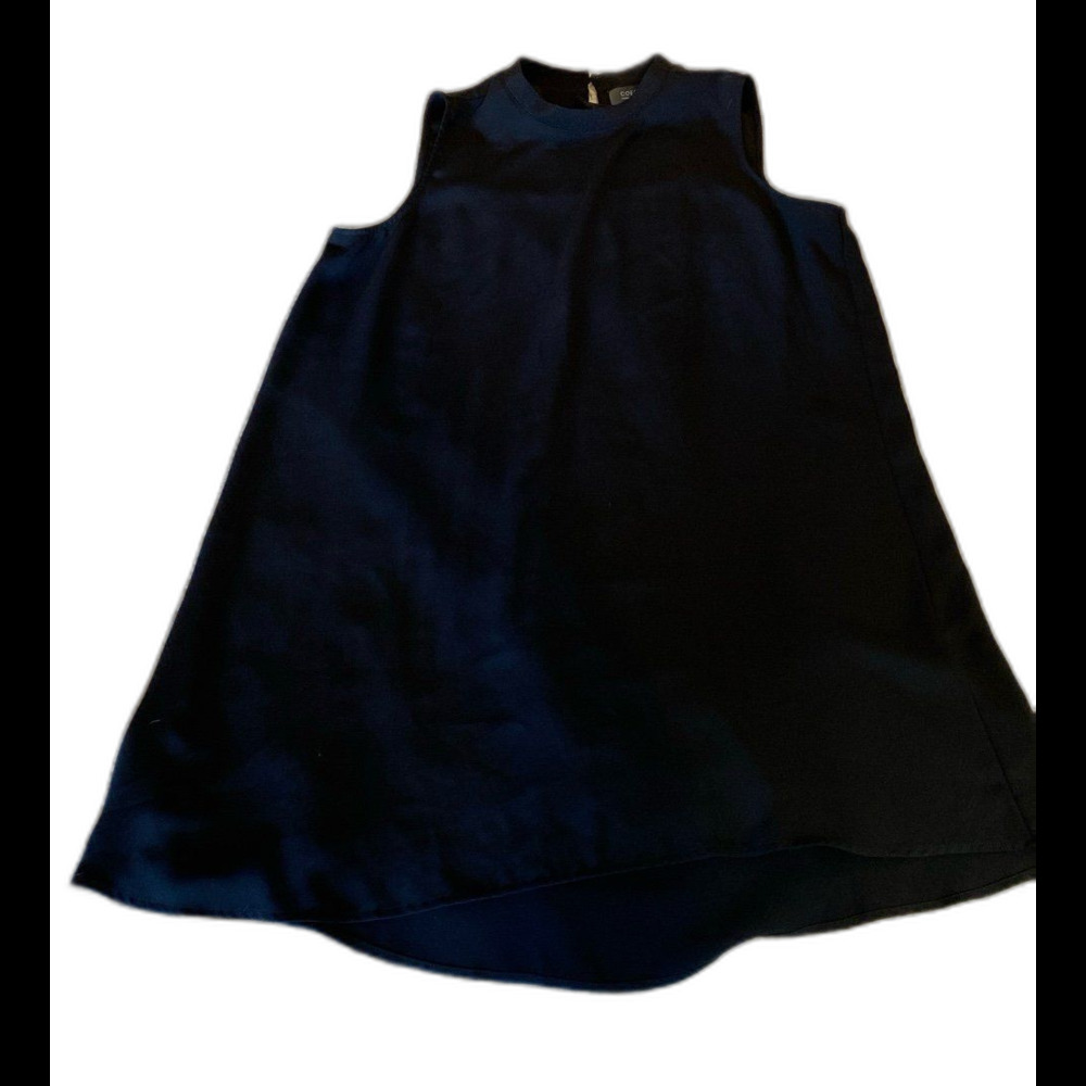 Coercion London Black Shift Dress Plus Size XL Round Neckline Keyhole Back‎